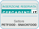 Azienda cerca agenti di commercio settore petfootd e snakfood